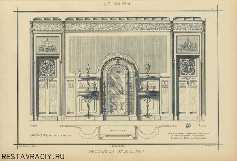Интерьеры Арт Нуво, 1948