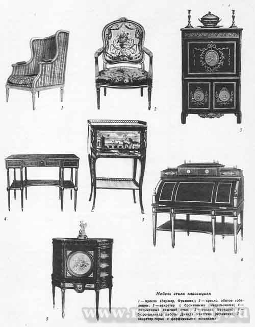 Стили мебели. Школа изобразительного искусства, 1965